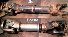 Особенности ремонта карданных валов