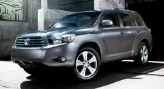 Toyota Highlander - стильный кросовер из Японии